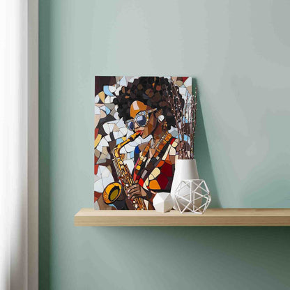 Saxophone Groove Paint by Numbers