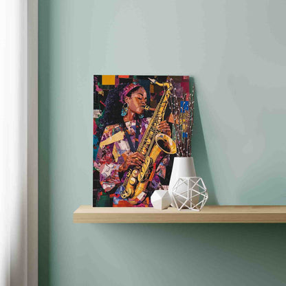Saxophone Soul Paint by Numbers