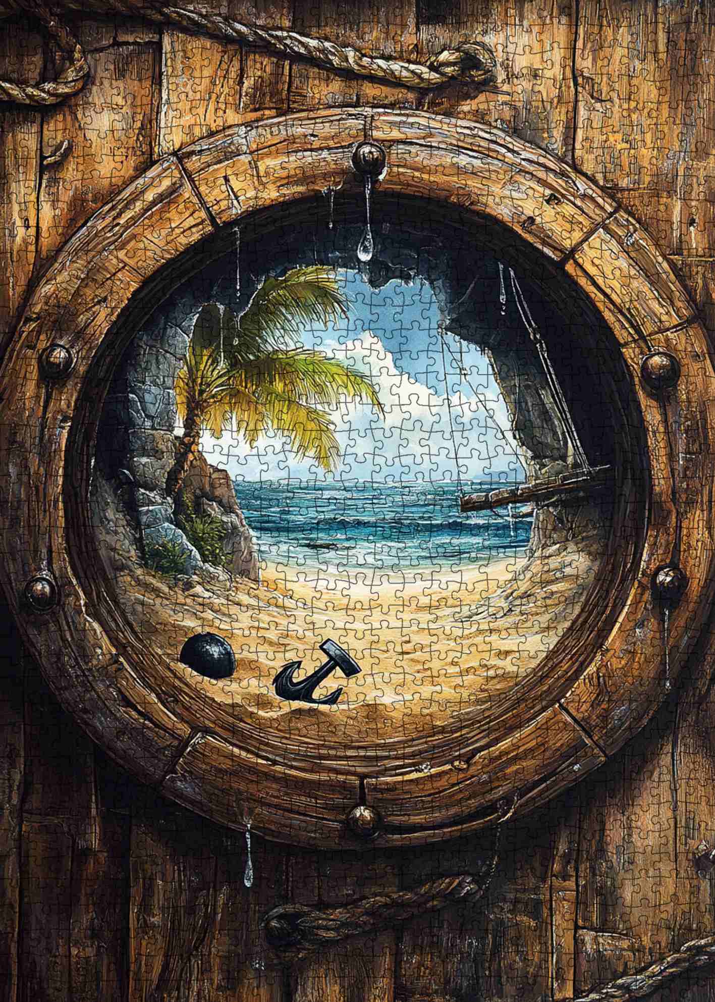 Seaside Escape View Jigsaw Puzzle