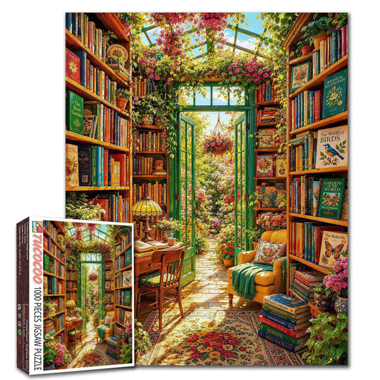 Secret Garden Library Jigsaw Puzzle