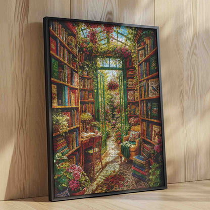 Blooming Book Nook Jigsaw Puzzle