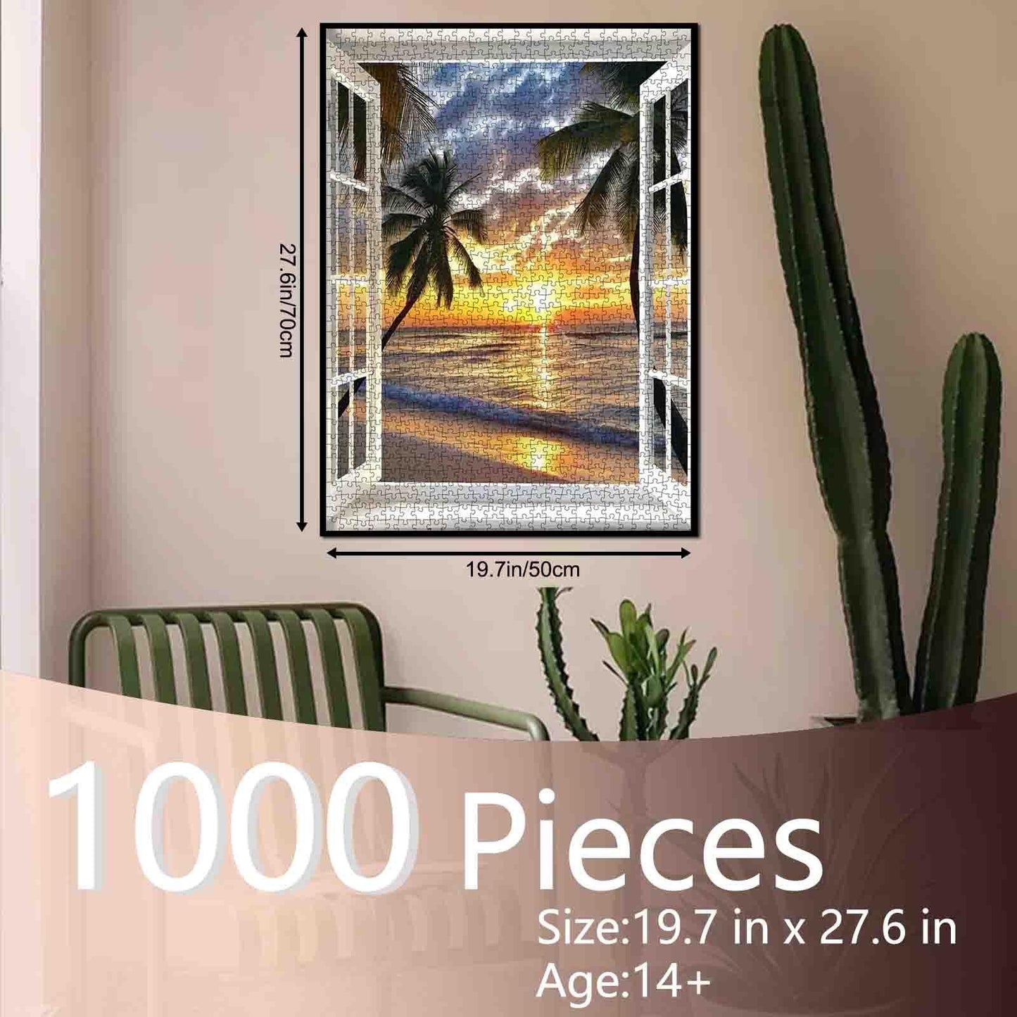 Serene Garden View Jigsaw Puzzle