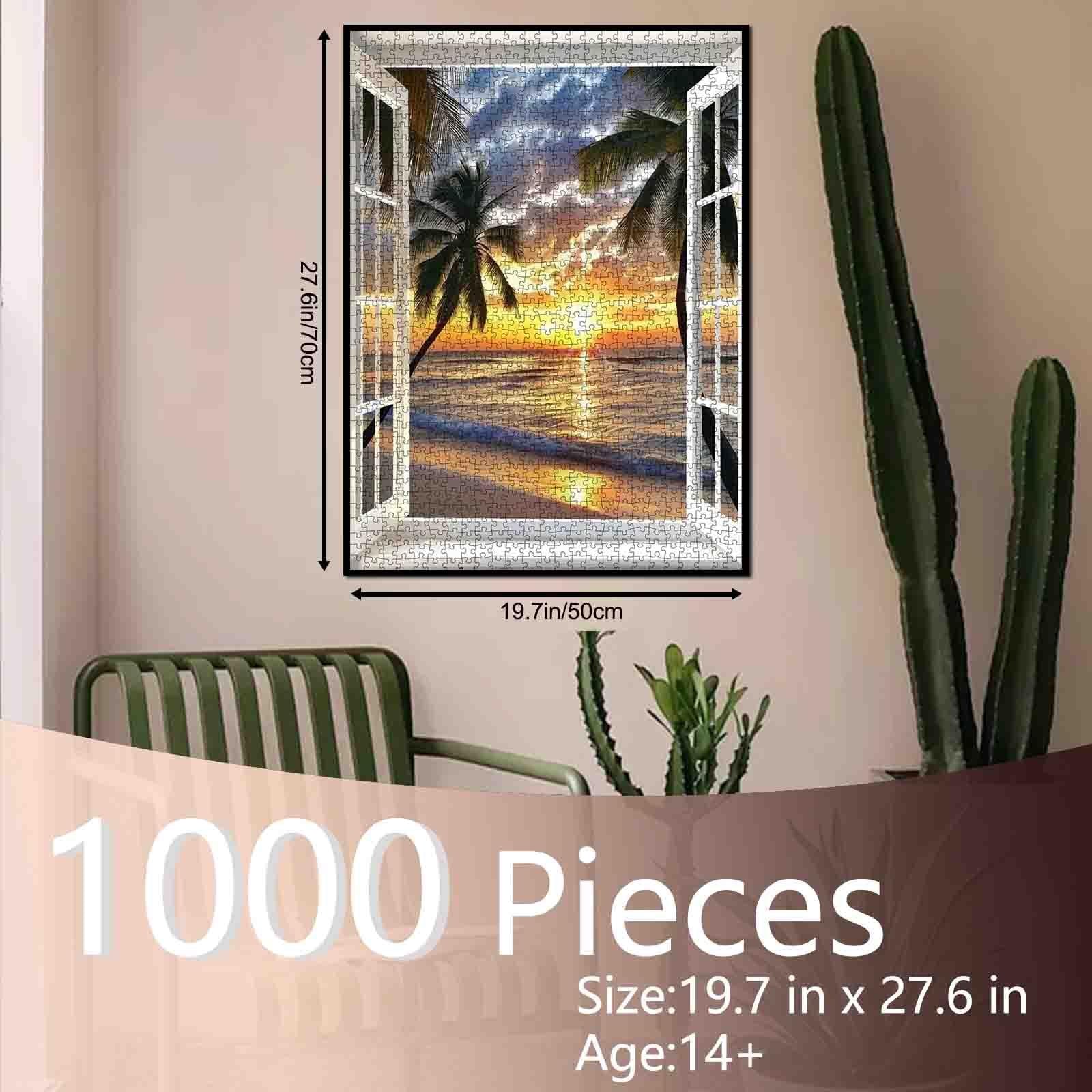 Serene Garden View Jigsaw Puzzle