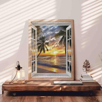 Serene Garden View Jigsaw Puzzle