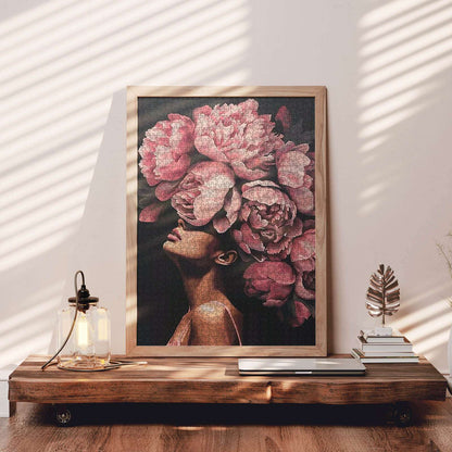 Peony Goddess Jigsaw Puzzle