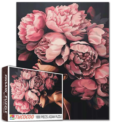 Peony Goddess Jigsaw Puzzle
