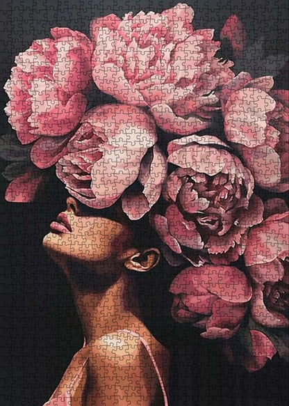 Peony Goddess Jigsaw Puzzle