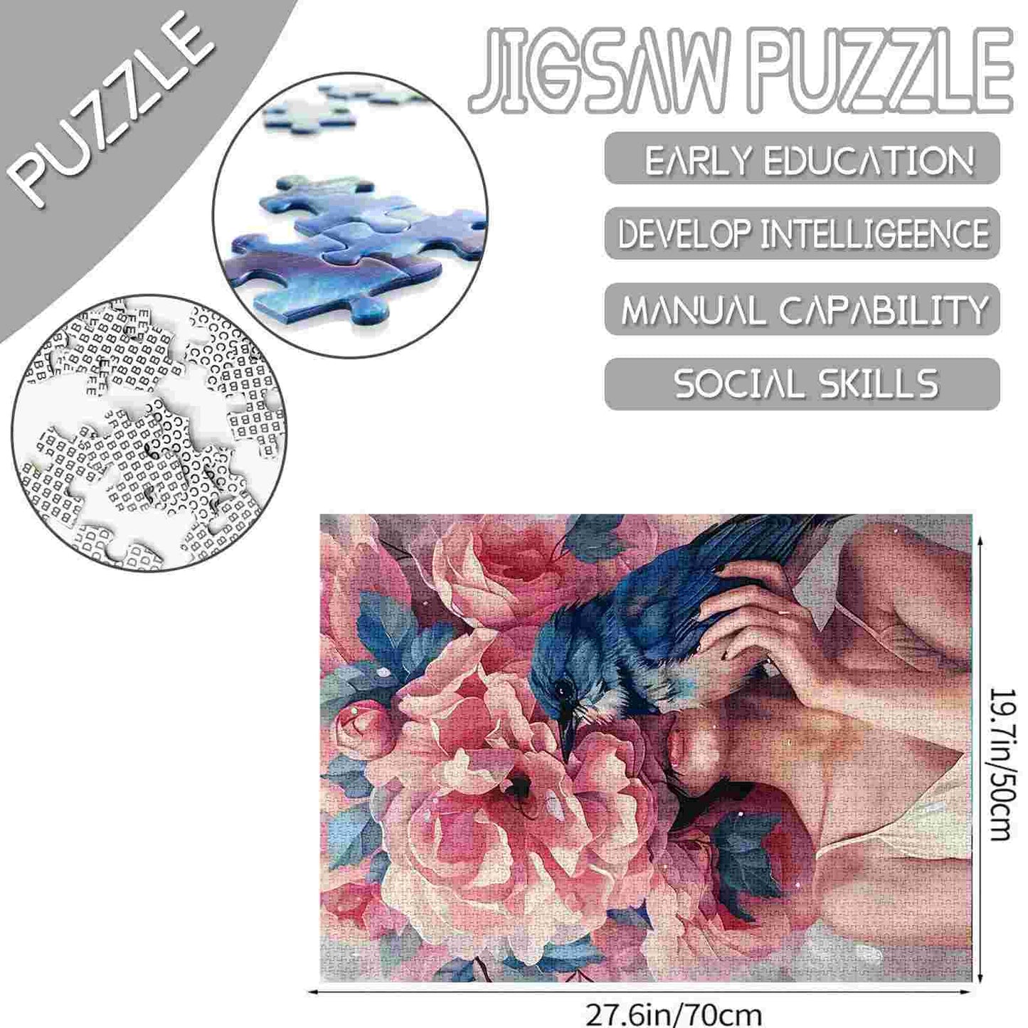 Bluebird Whisper Jigsaw Puzzles