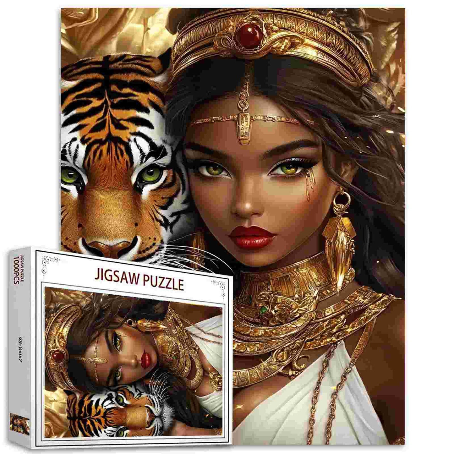 Mystic Tiger Queen Jigsaw Puzzles