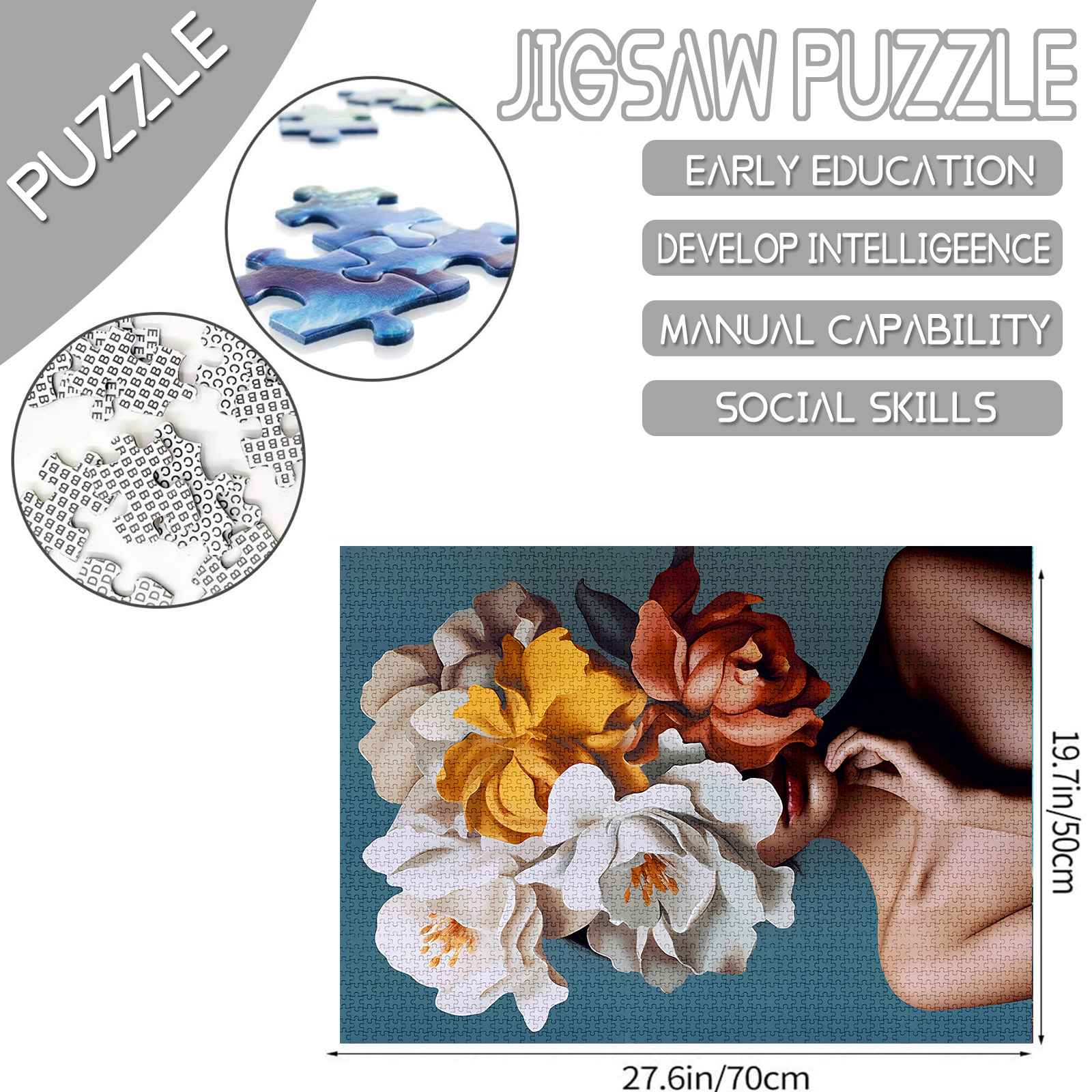 Blooming Elegance Beauty Jigsaw Puzzles