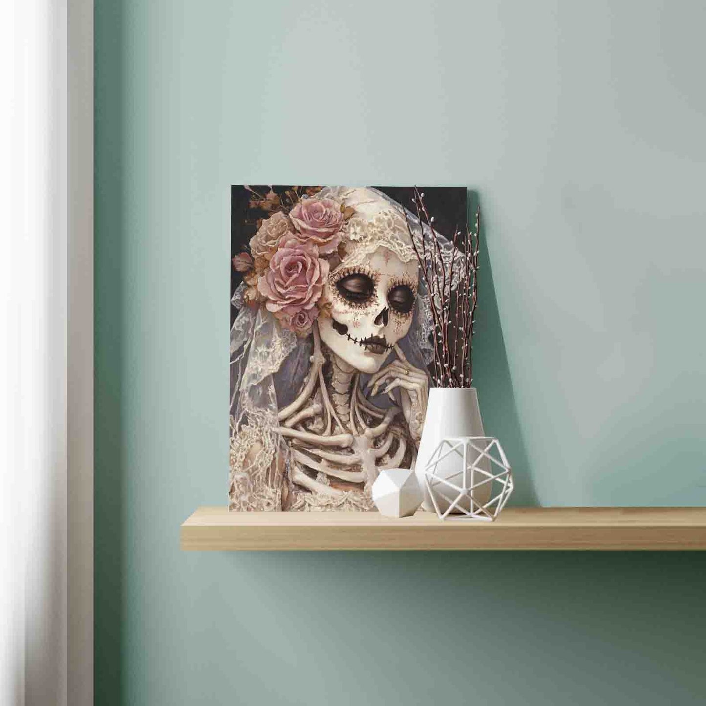 Skeleton Bride paint by numbers