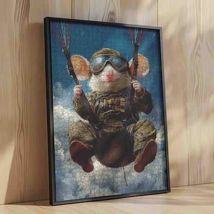Skydiving Mouse Adventure Jigsaw Puzzle