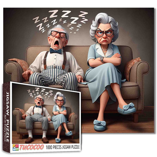 Sac Fourre-tout Humour "Puzzles Are My Happy Place" - Grand Modèle - Neuf Avec étiquette