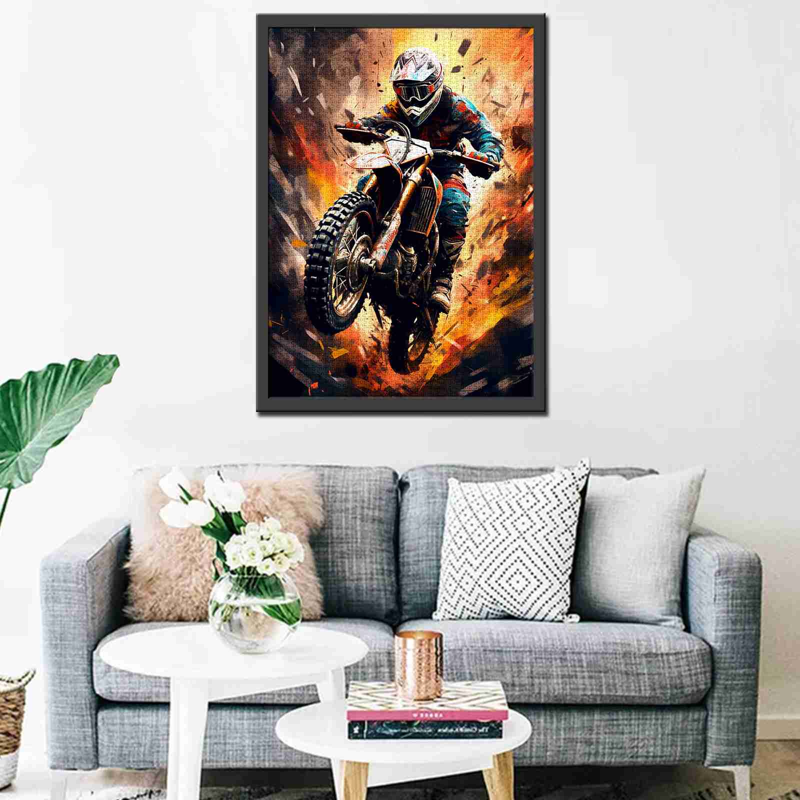 Extreme Motorbike Racing Jigsaw Puzzle