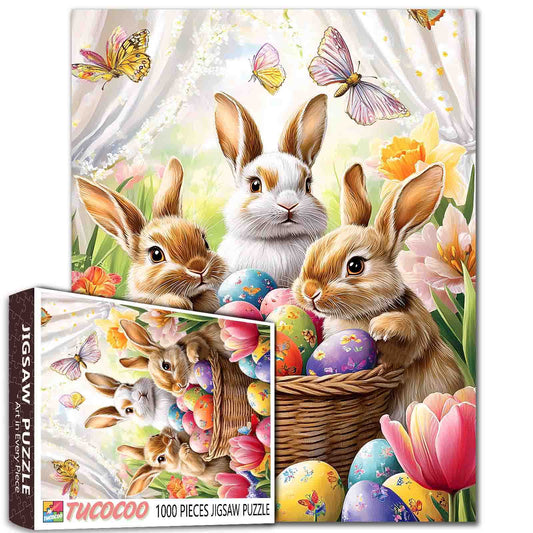 Springtime Bunnies Jigsaw Puzzle