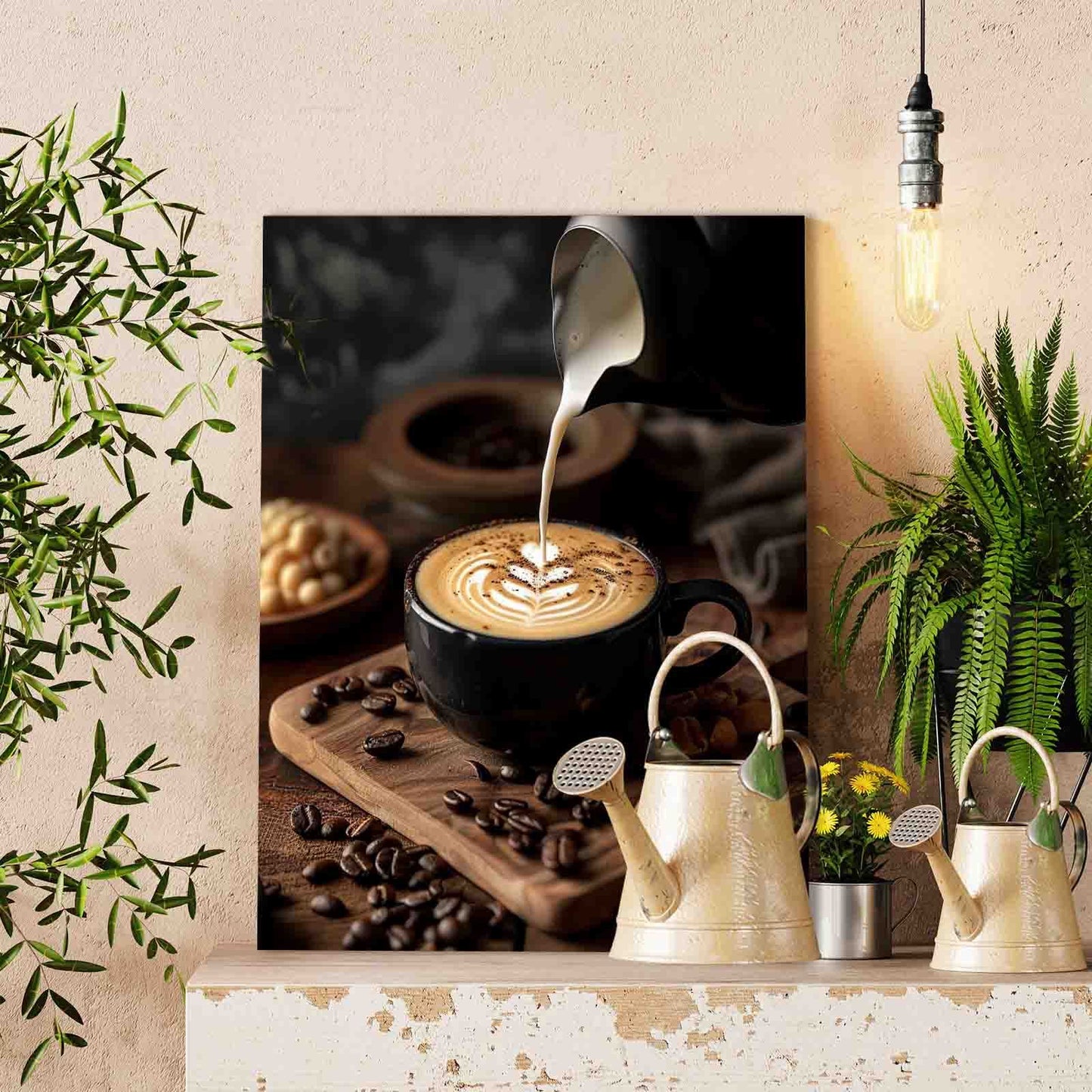 Steaming Coffee Moment Paint by Numbers