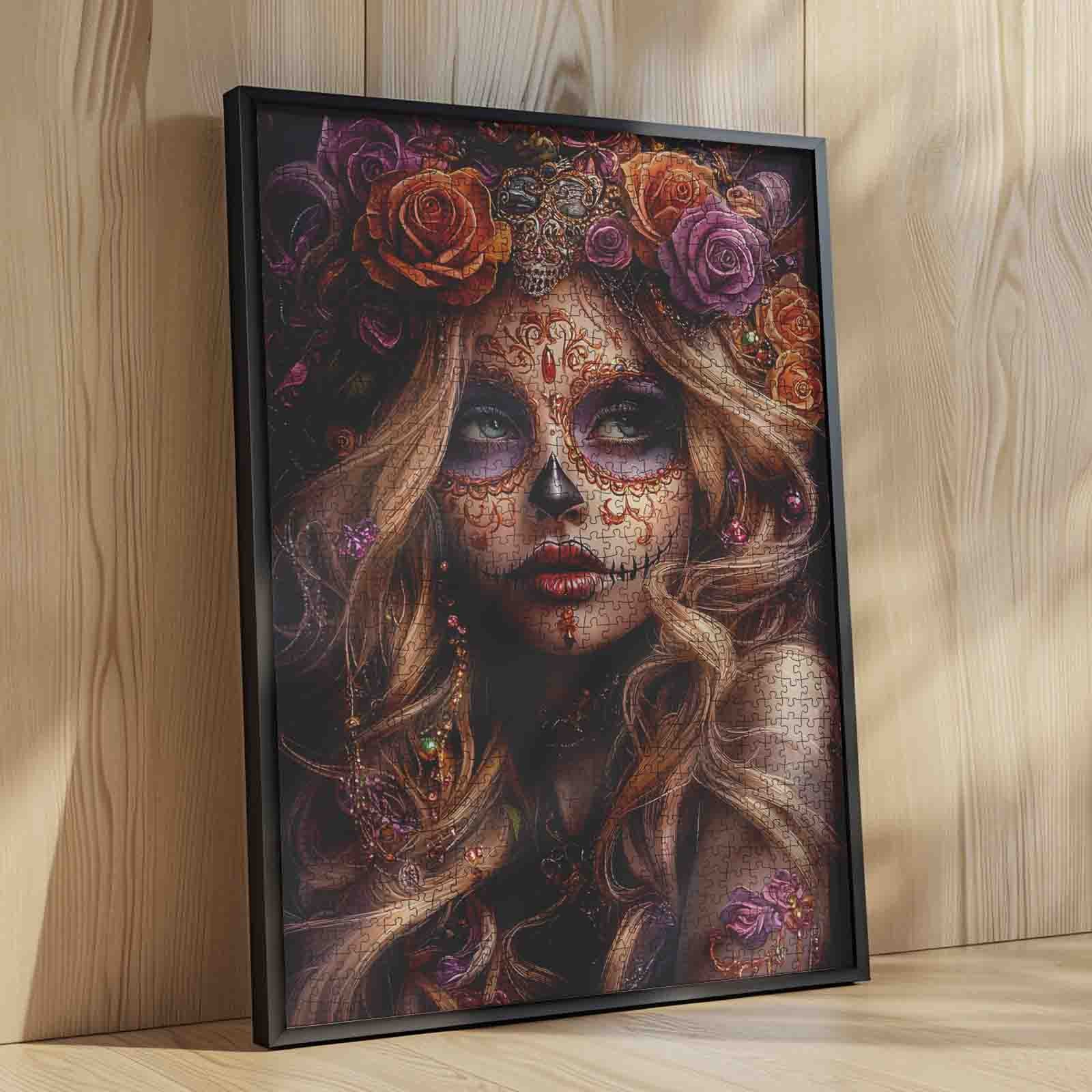 Sugar Skull Beauty Jigsaw Puzzle