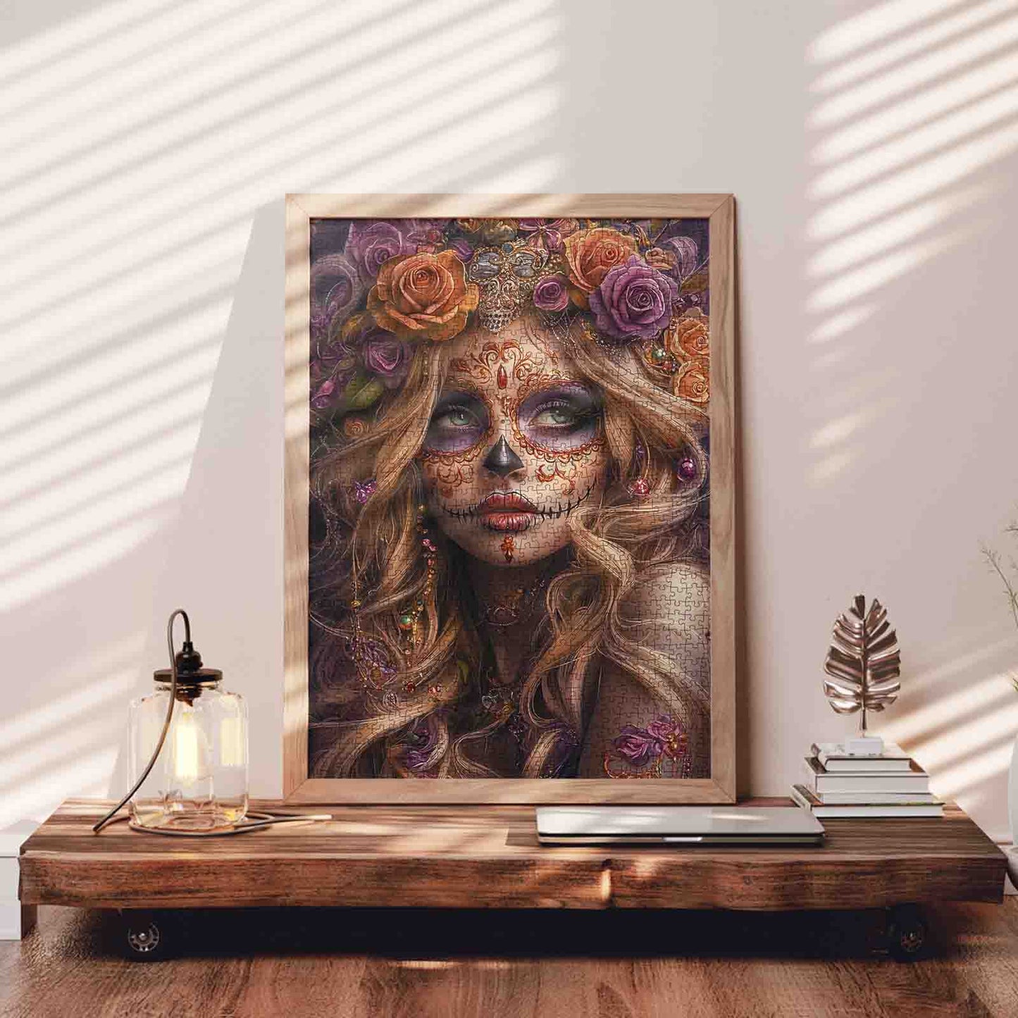 Sugar Skull Beauty Jigsaw Puzzle
