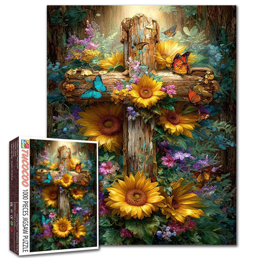 Tucocoo Puzzle afro-américain de 1 000 pièces pour adultes, beaux tournesols pour jeux d'activités familiales, puzzle à faire soi-même pour décoration murale de la maison, cadeaux, 50,8 x 68,6 cm Tucocoo Puzzle afro-américain de 1 000 pièces pour adultes, beaux tournesols pour jeux d'activités familiales, puzzle à faire soi-même pour décoration murale de la maison, cadeaux, 50,8 x 68,6 cm