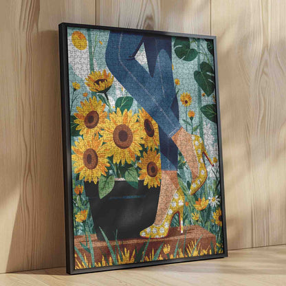 Sunflower Elegance Jigsaw Puzzle