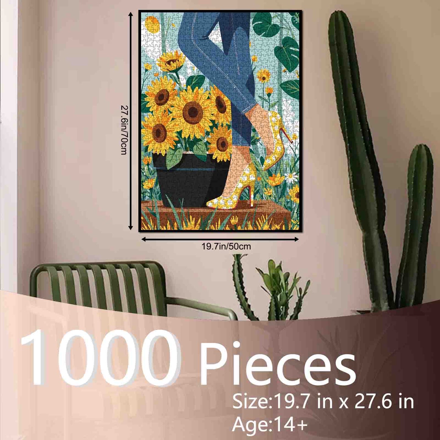 Sunflower Elegance Jigsaw Puzzle