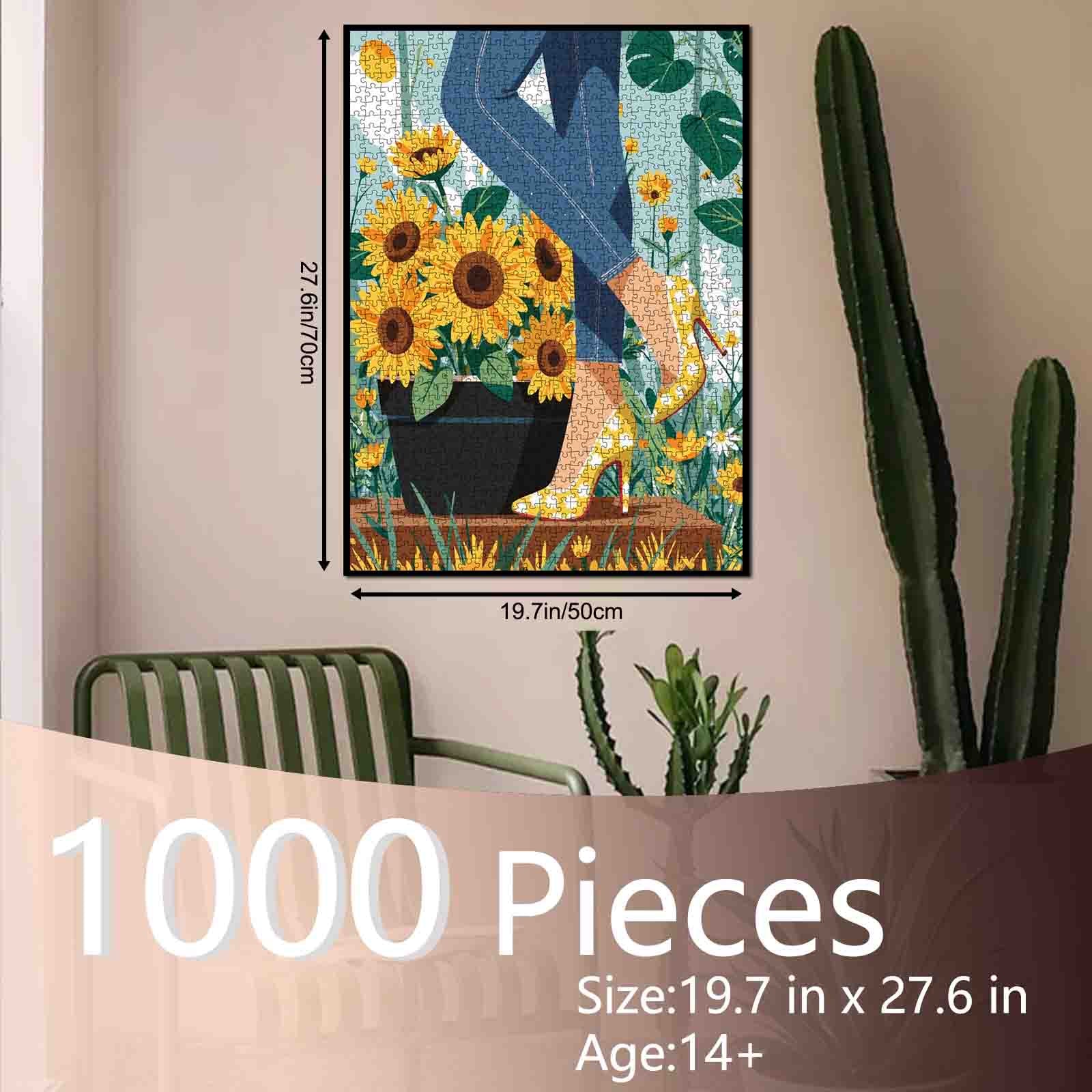 Sunflower Elegance Jigsaw Puzzle