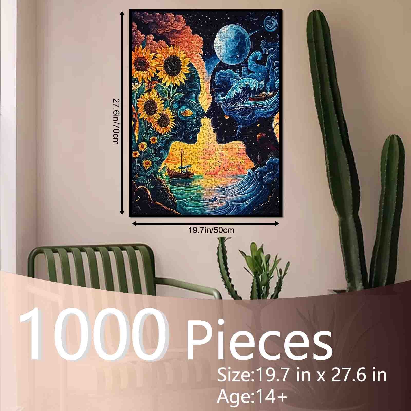 Sunflower Ocean Dual Faces Jigsaw Puzzle