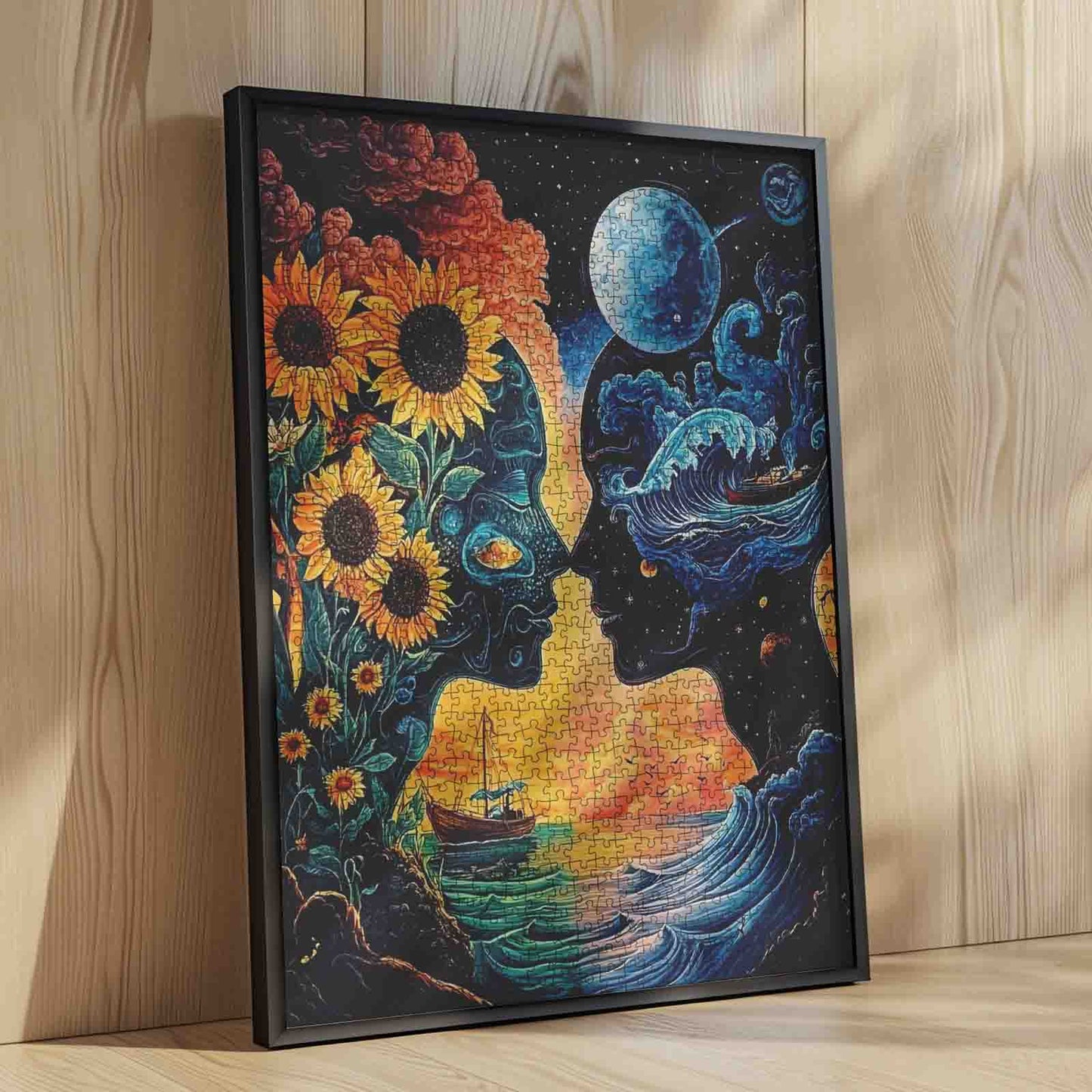 Sunflower Ocean Dual Faces Jigsaw Puzzle