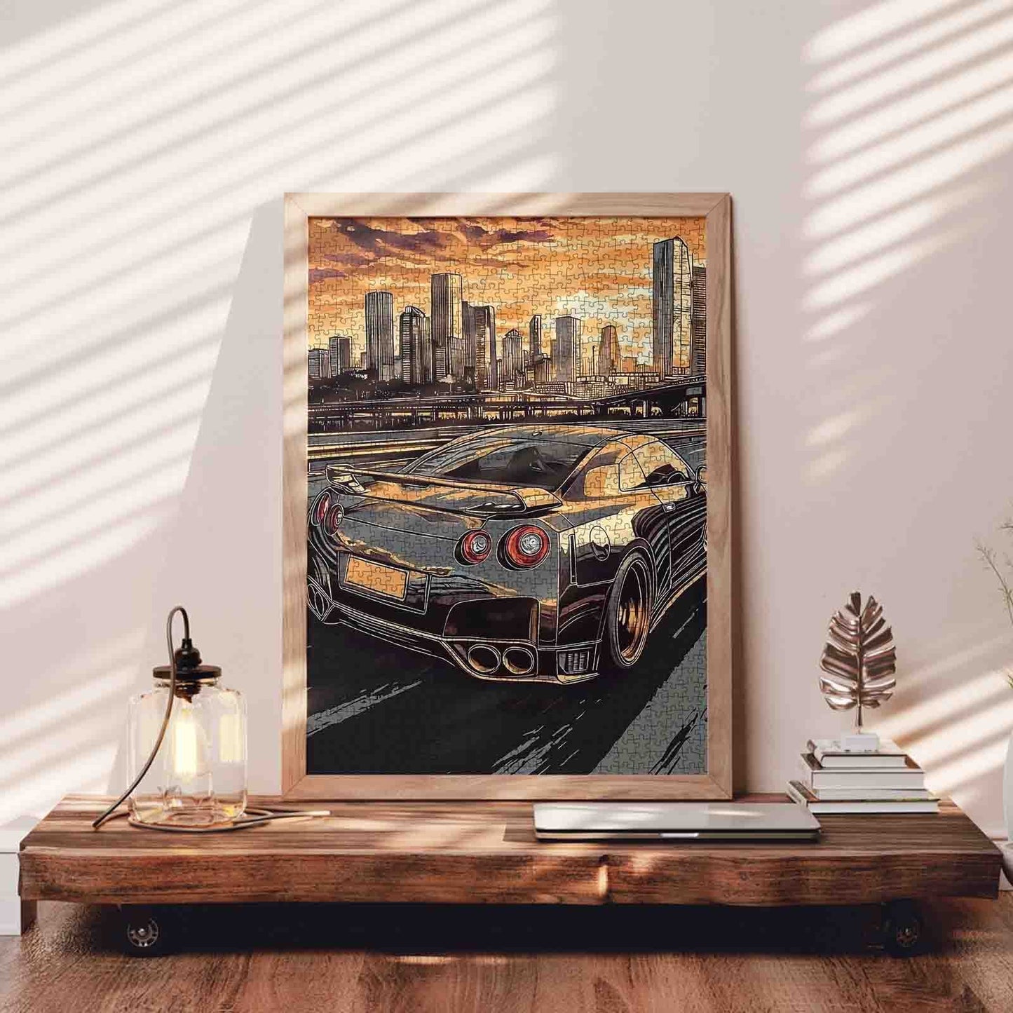 Sunset City Drive Jigsaw Puzzle