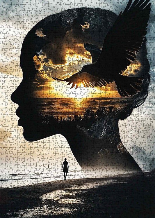 Sunset Mindscape Vision Jigsaw Puzzle