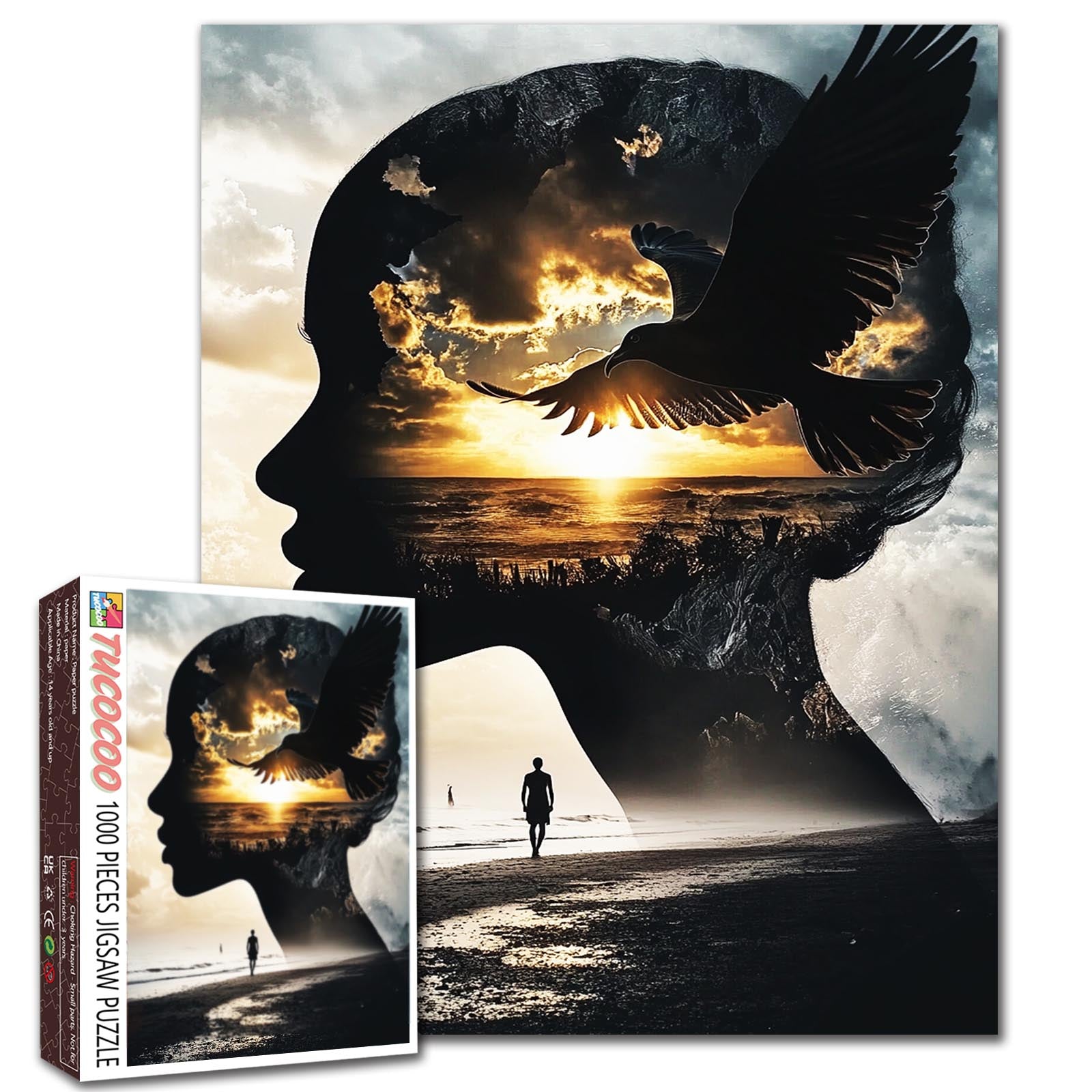 Sunset Mindscape Vision Jigsaw Puzzle