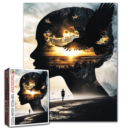 Sunset Mindscape Vision Jigsaw Puzzle