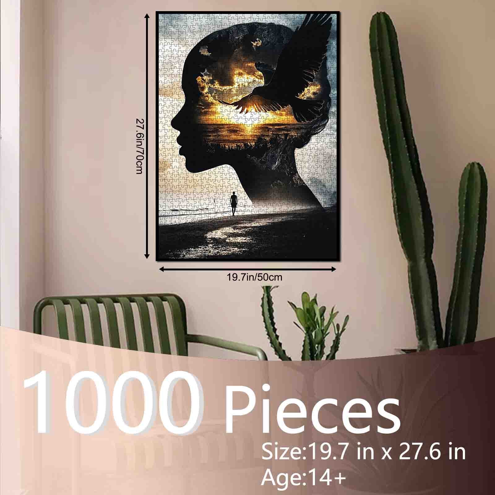Sunset Mindscape Vision Jigsaw Puzzle