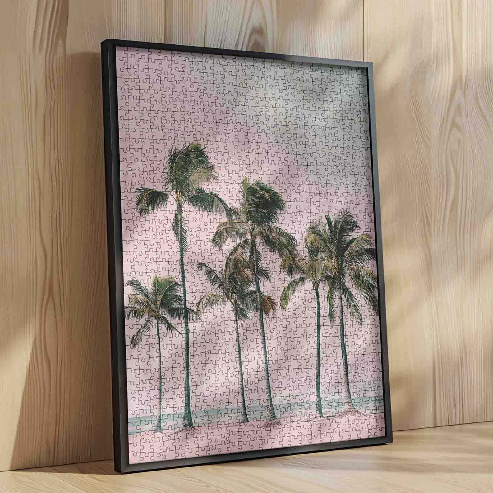 Sunset Palm Coast Jigsaw Puzzle