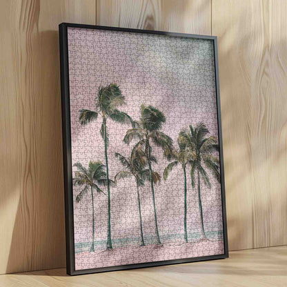 Sunset Palm Coast Jigsaw Puzzle