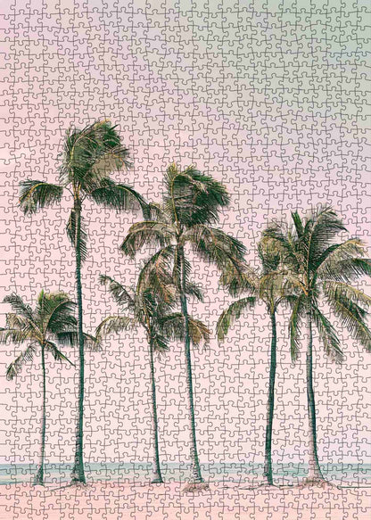 Sunset Palm Coast Jigsaw Puzzle