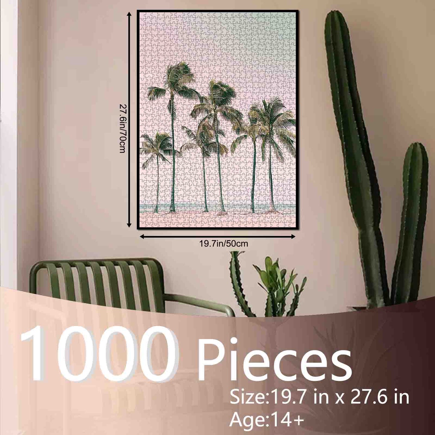 Sunset Palm Coast Jigsaw Puzzle