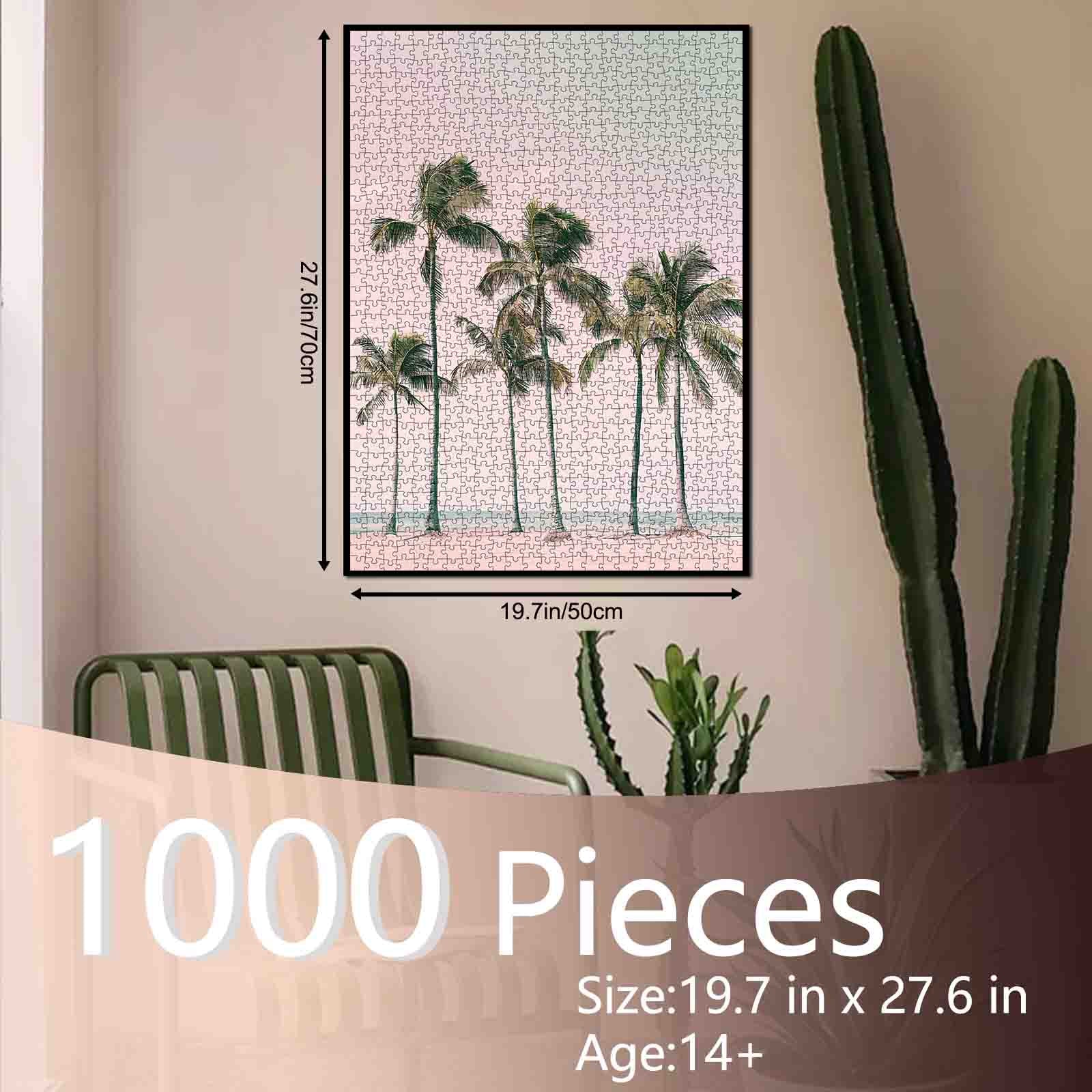 Sunset Palm Coast Jigsaw Puzzle