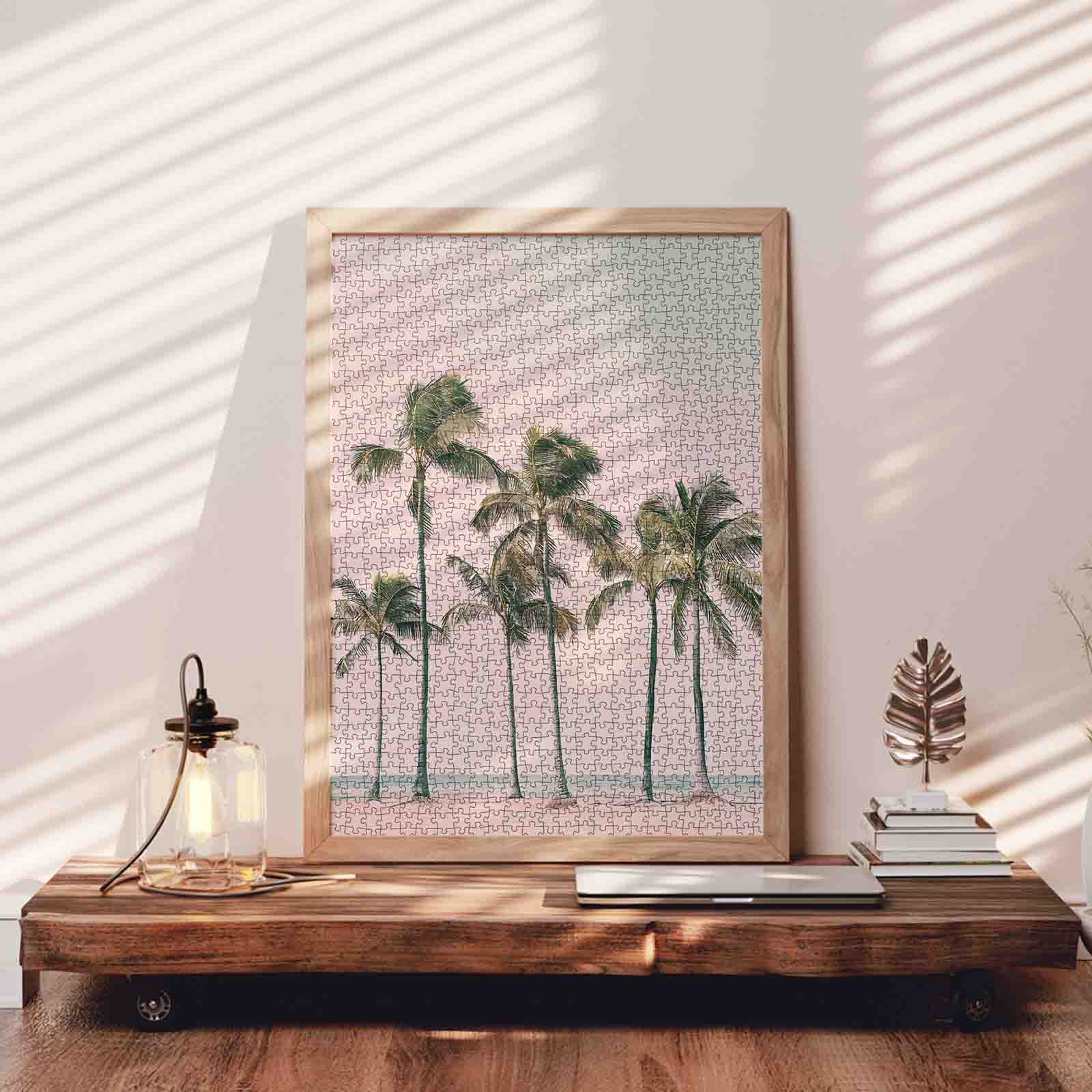 Sunset Palm Coast Jigsaw Puzzle