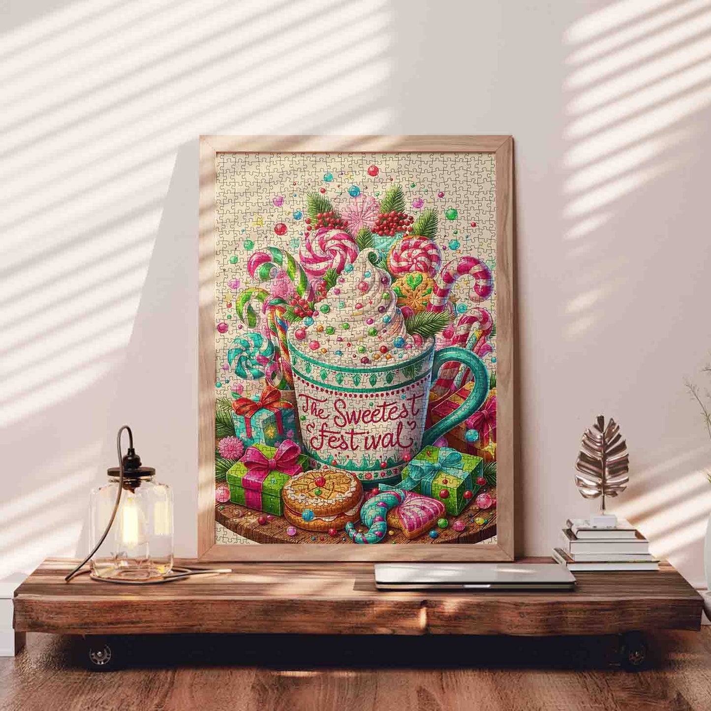 Sweet Christmas Candy Festival Jigsaw Puzzle