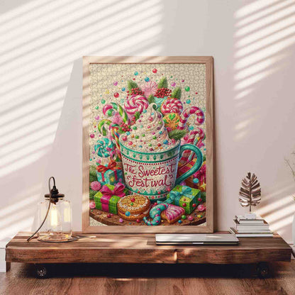 Sweet Christmas Candy Festival Jigsaw Puzzle