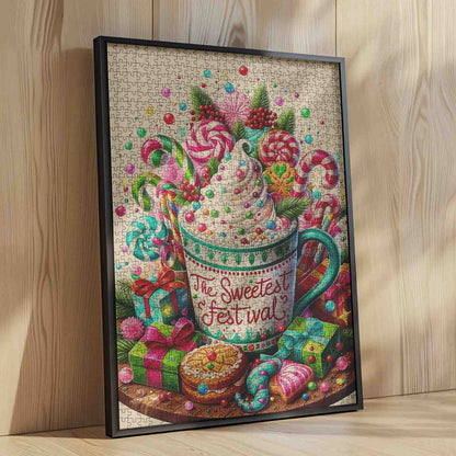 Sweet Christmas Candy Festival Jigsaw Puzzle