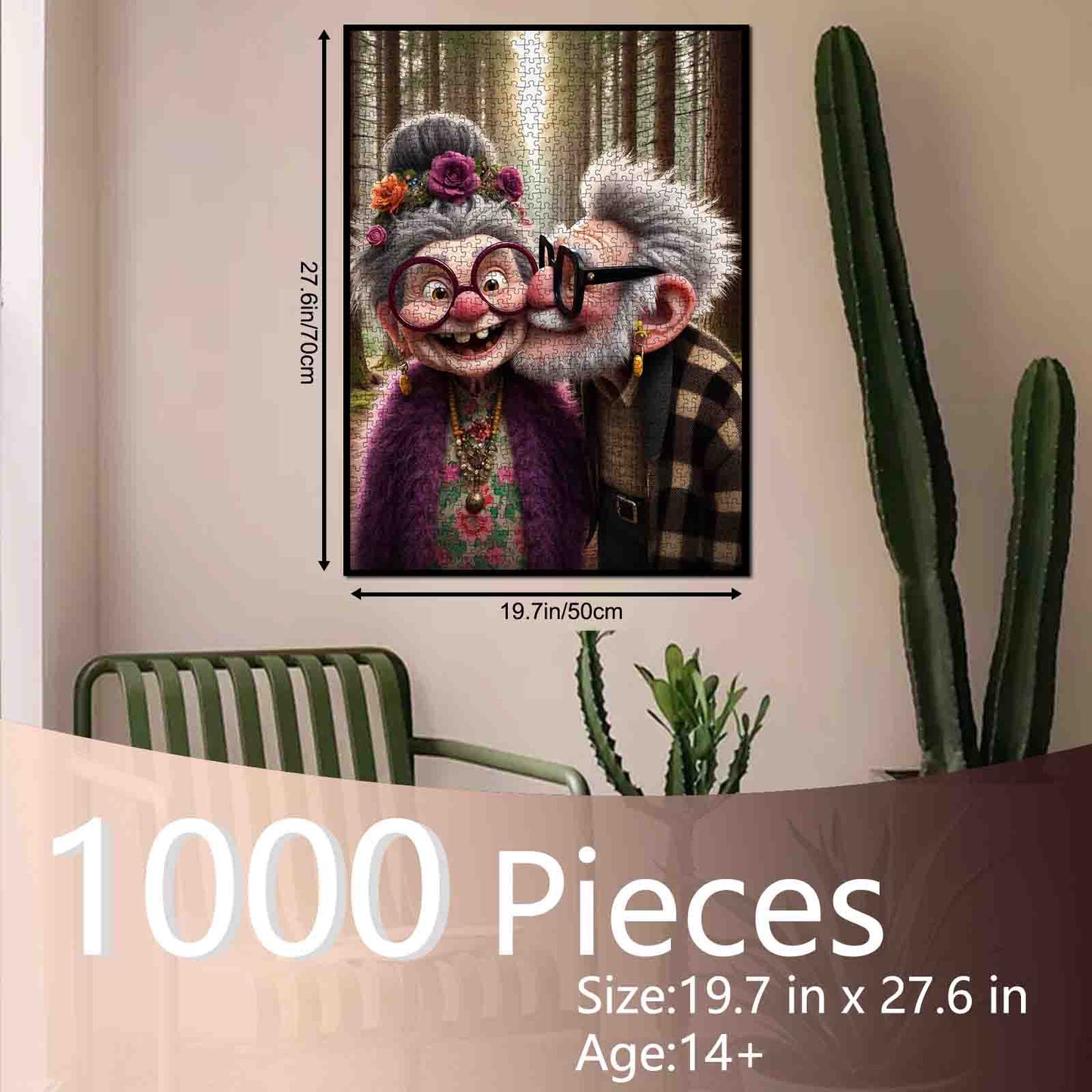 Sweet Forest Kiss Jigsaw Puzzle