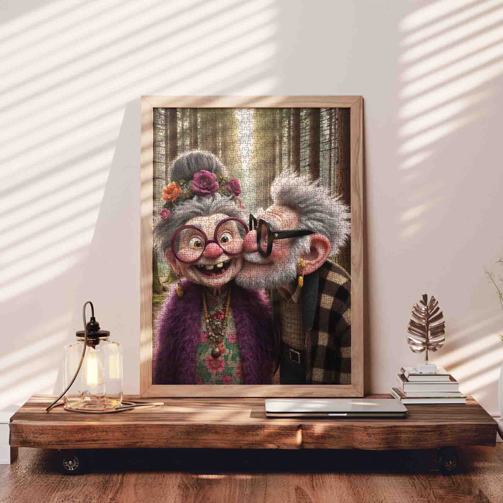 Sweet Forest Kiss Jigsaw Puzzle