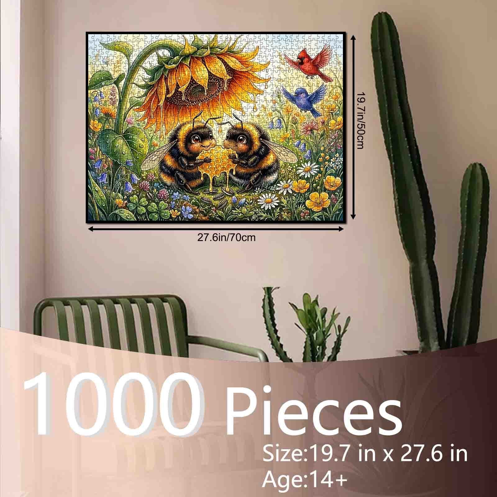 Sweet Honeybee Garden Jigsaw Puzzle – Tucocoo