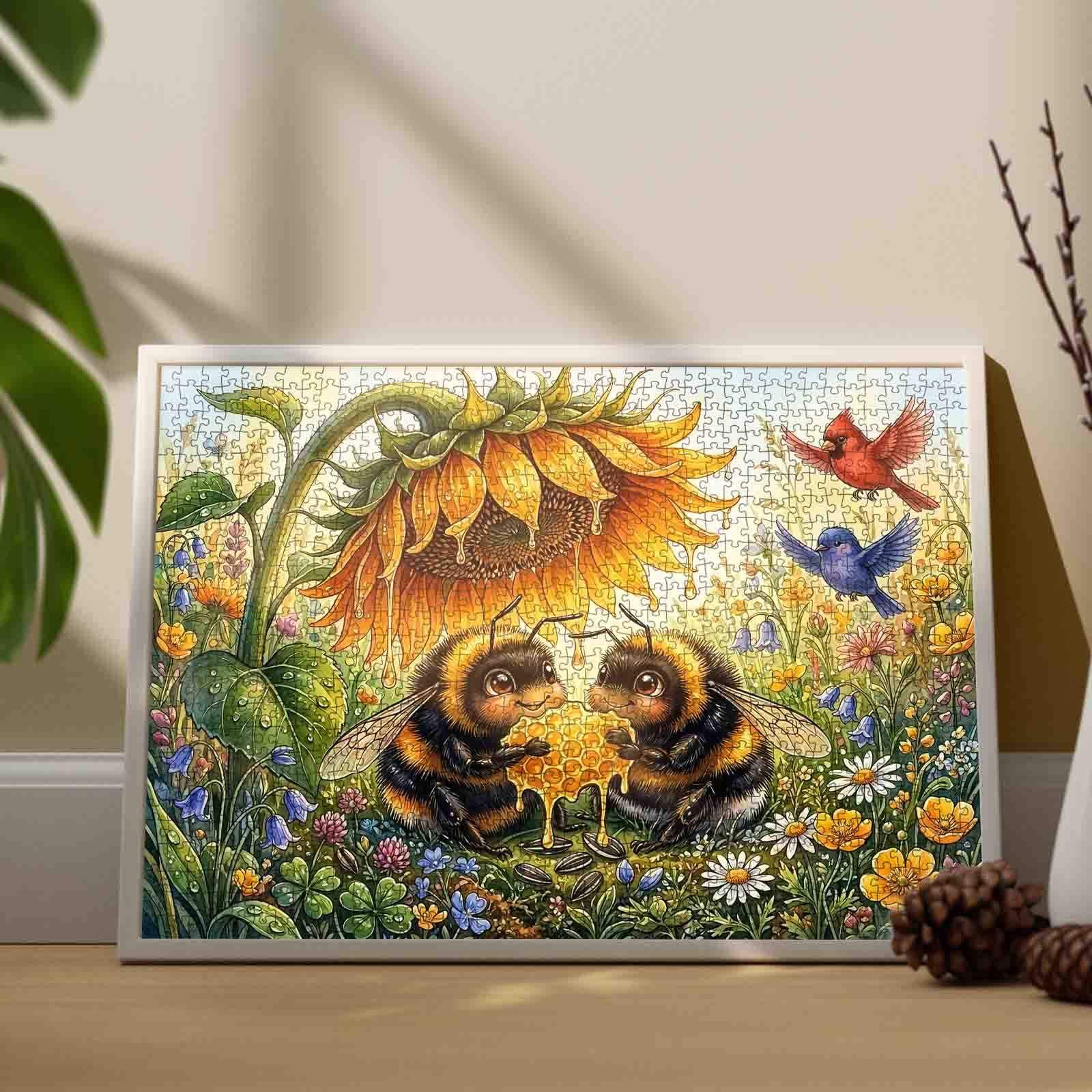 Sweet Honeybee Garden Jigsaw Puzzle – Tucocoo