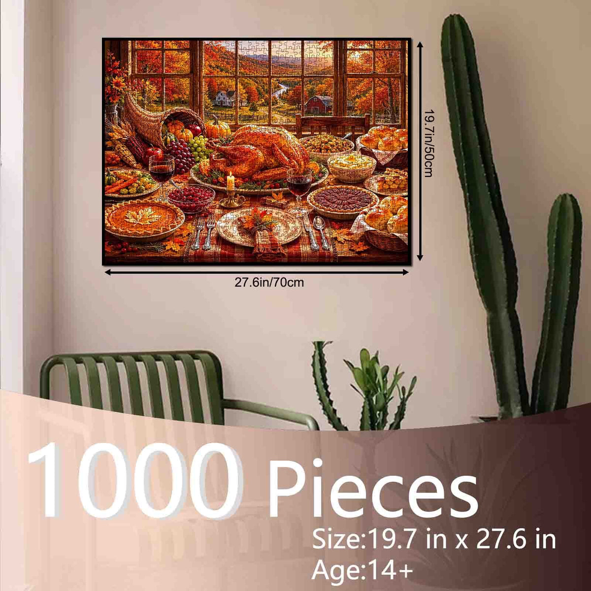 Thanksgiving Harvest Feast Jigsaw Puzzle