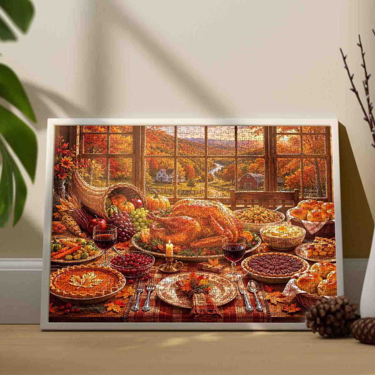 Thanksgiving Harvest Feast Jigsaw Puzzle