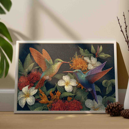 Tropical Hummingbirds Jigsaw Puzzle