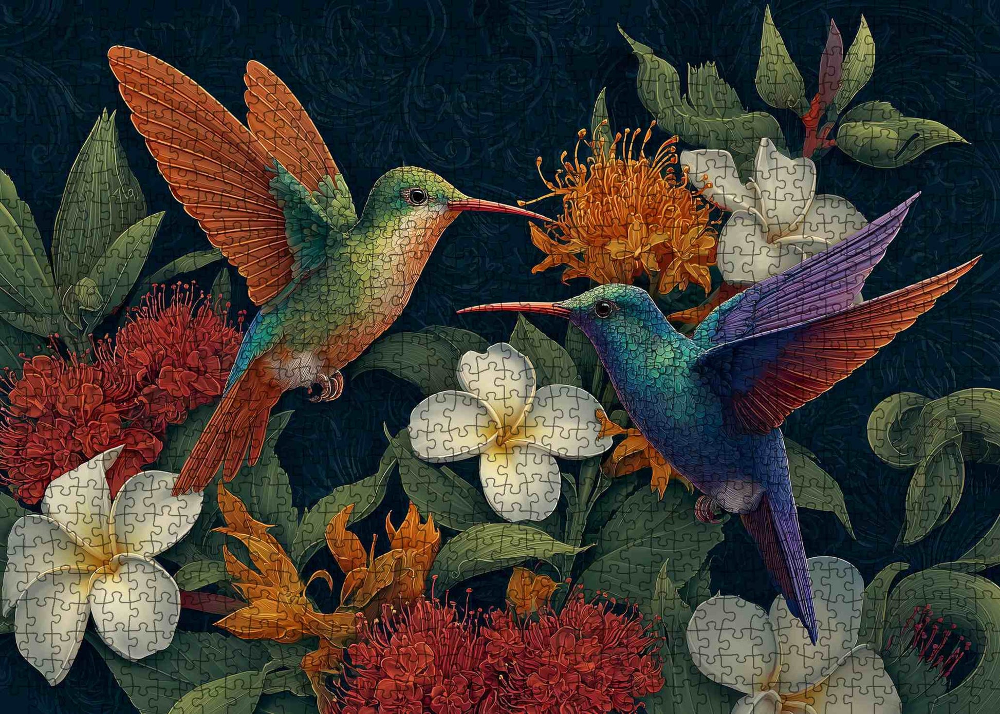 Tropical Hummingbirds Jigsaw Puzzle